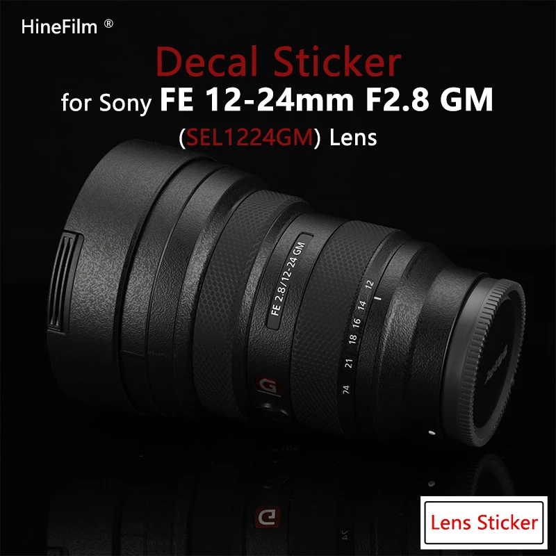 SEL1224GM / 12-24GM Lens Premium Skin for SONY FE 12-24 F2.8 GM Lens Protector Anti-scratch Cover Film Sticker