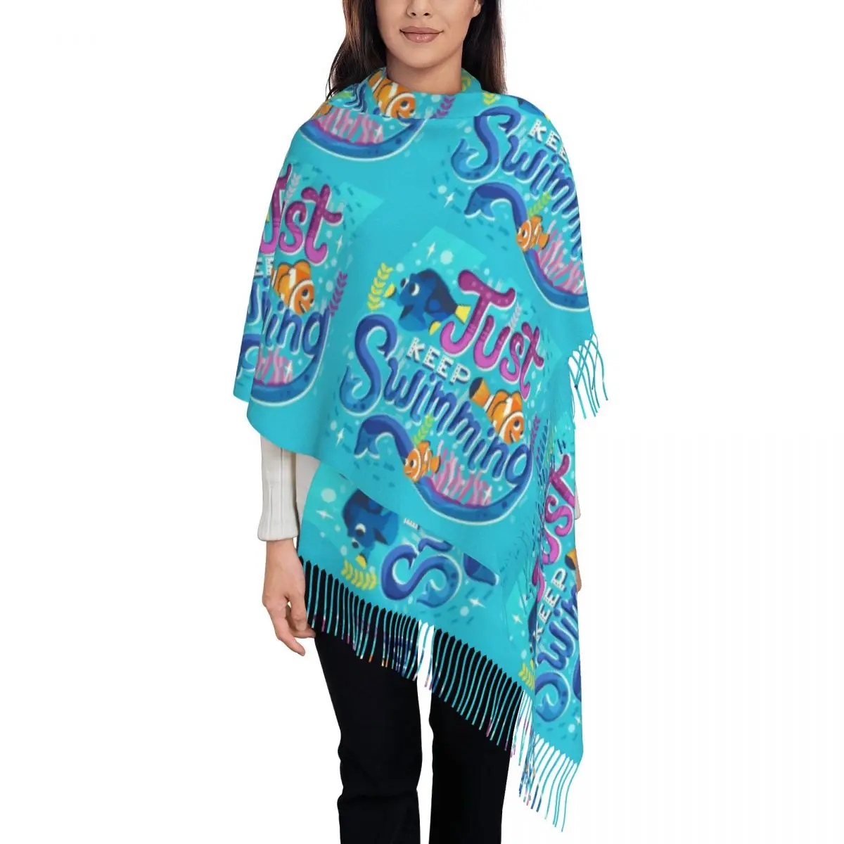 Custom Print Finding Nemo Scarf Men Women Winter Warm Scarves Shawls Wraps