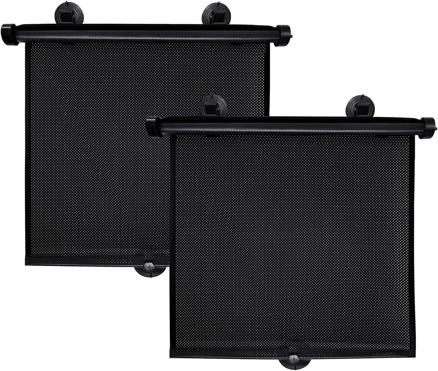 

2PCS Car Window Shade, 19.7"×19.7" Retractable Sunproof Auto Side Window Roller Sunshade, UV Rays Glare Protection Automotive In
