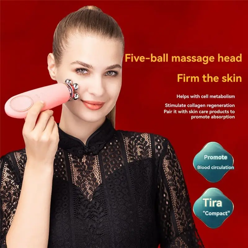 HOT SALE-Face Scrubber Exfoliator, gezichtsreinigingsborstel waterdicht, gezichtsreinigingsapparaat, voor masseren en reiniging