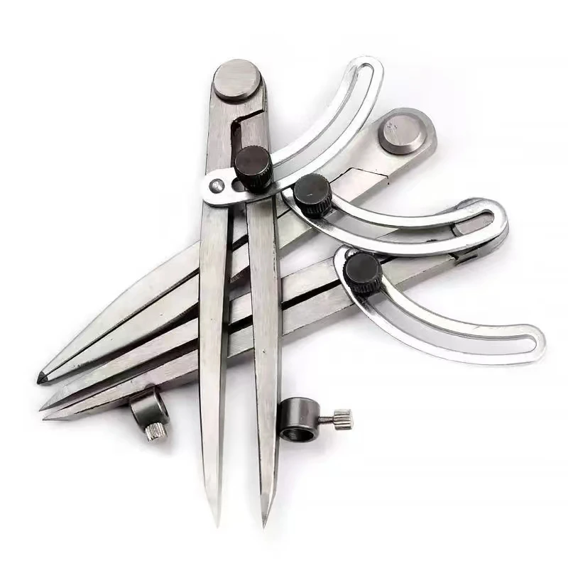 

Steel Wing Divider Pencil Marking Compass-Circle Maker Adjustable Scriber Craftsman Architect Student Carpenter