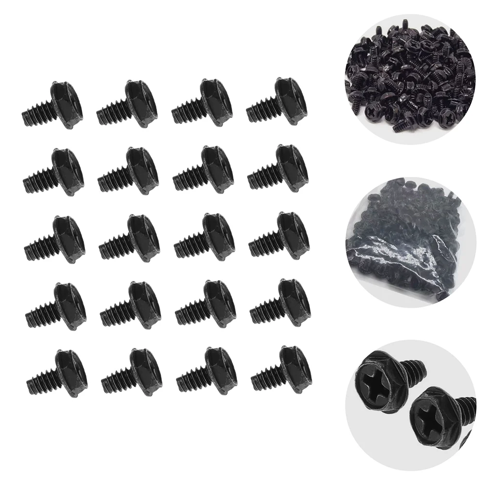 

100 PCS Screw for Power Supply Pci Round Head Replacement SSD Fastener Repairing Screws Assortment Kit