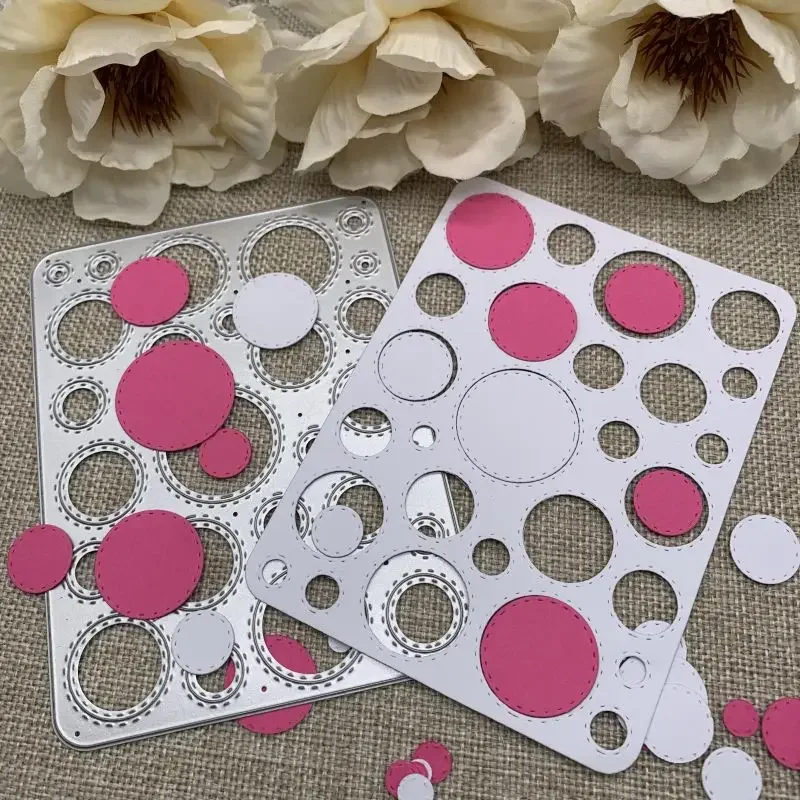 

Металлические вырубные формы-трафареты для круглых и прямоугольных рамок, для скрапбукинга, декоративного рукоделия, шаблоны для вырезания