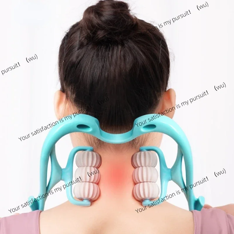 

ZOCI-массажер для шеи, ручной зажим для шеи, многофункциональный разминающий ролик, 6-шаровой массажер для релаксации плеч и шеи