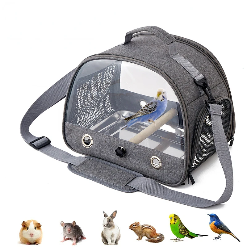 

New Portable Bird Bag Foldable Bird Cage Oxford Cloth Bird Bag Parrot and Pigeon Pet Outgoing Bag