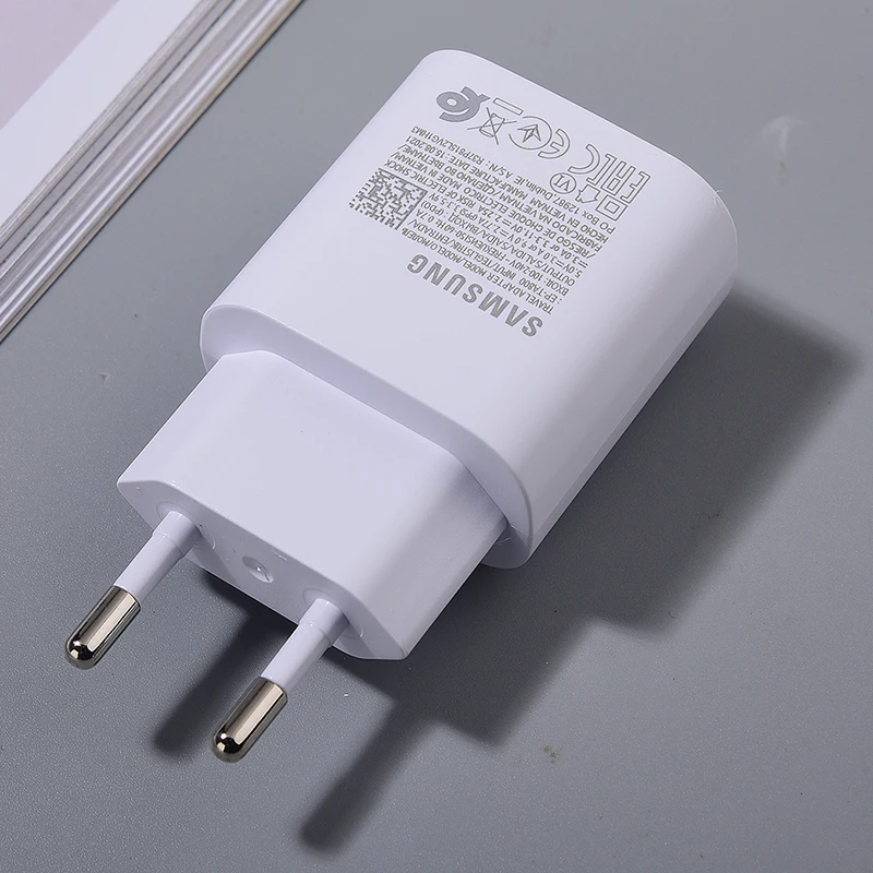 Original Samsung 25w Charger Type C Super Fast Charge Adapter For Galaxy S25 S24 Ultra S23 S22 Plus S21 S20 FE Note 10 20 Ultra - náhled 5