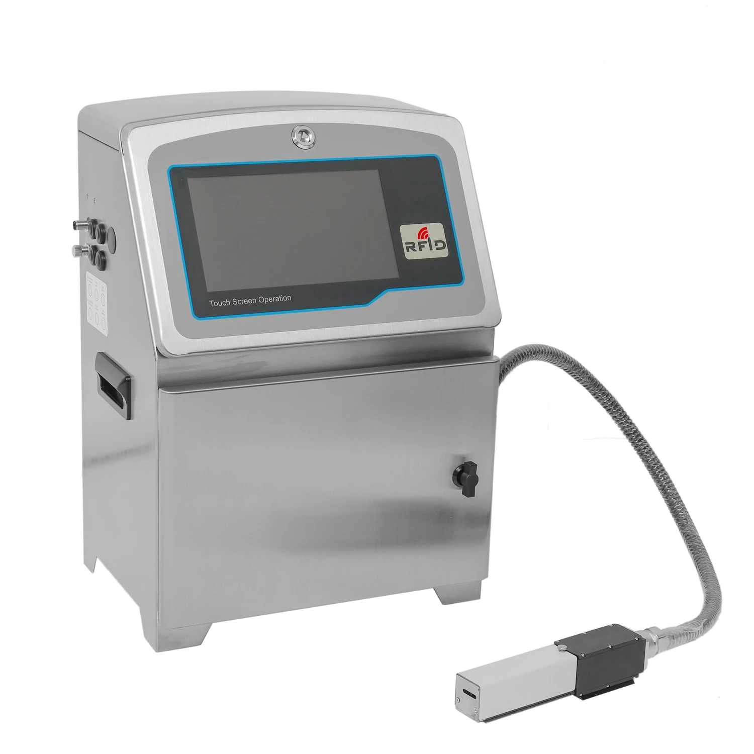 Ruby Nozzle Stampante a getto d'inchiostro CIJ Custodia per marcatura multifunzione Bottiglia acrilica Data di scadenza Data Codifica con touch screen