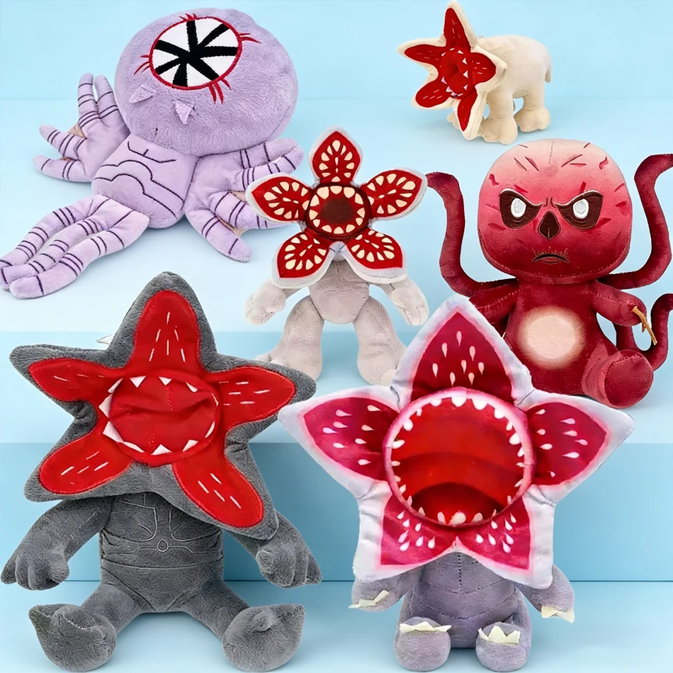 

2026 In Stock Stranger Eleven Demogorgon Plush Toy Cute Stuffed Doll Halloween Gift Desk Decor for Children