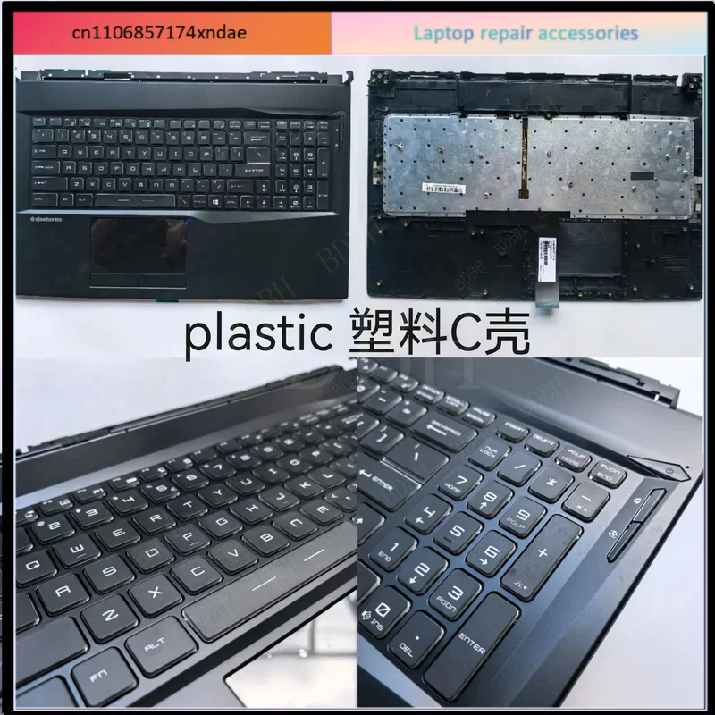 F f For Backlit US laptop keyboard palmrest for MSI GL75 GP75 MS-17E2 MS-17E3 MS-17E5 MS-17E7