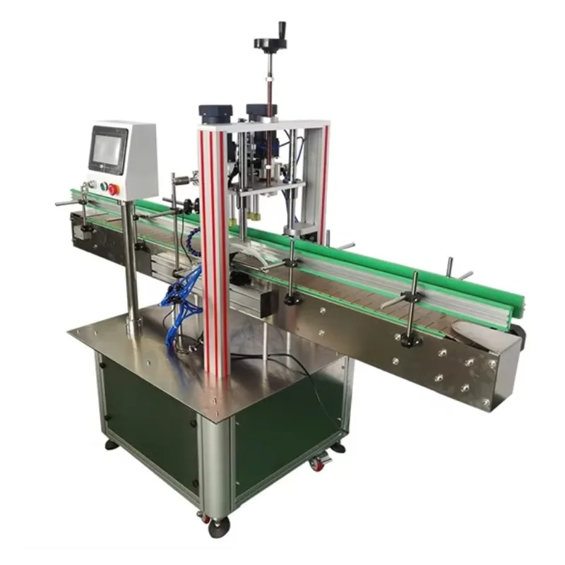 High-Speed Automatic Tabletop Liquid Filling Capping Machine Efficient Stable Screw Capping. Plastic Glass Electric Pump