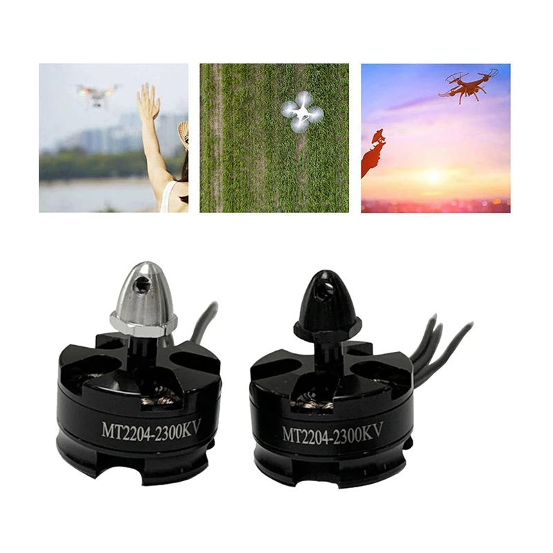 MT2204 2206 2300KV Motor sem escova CW CCW para drones RC FPV QAV 180 210 250 A Fácil instalação