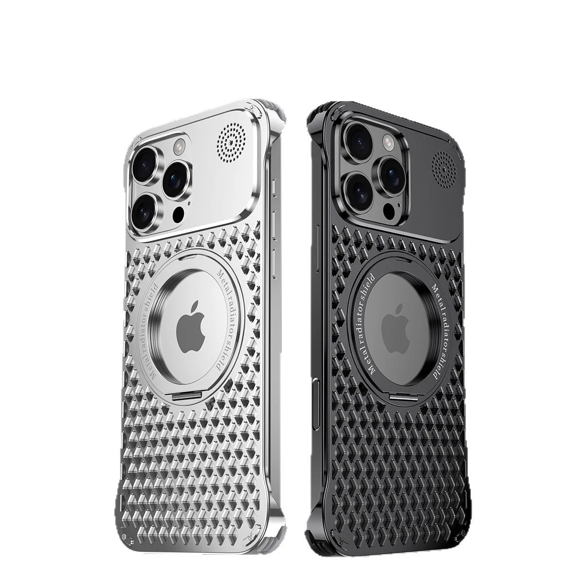 Luxury Aluminum Alloy Case for Samsung S25 Ultra for MagSafe Magnetic Aromatherapy Cooling Stand Cover