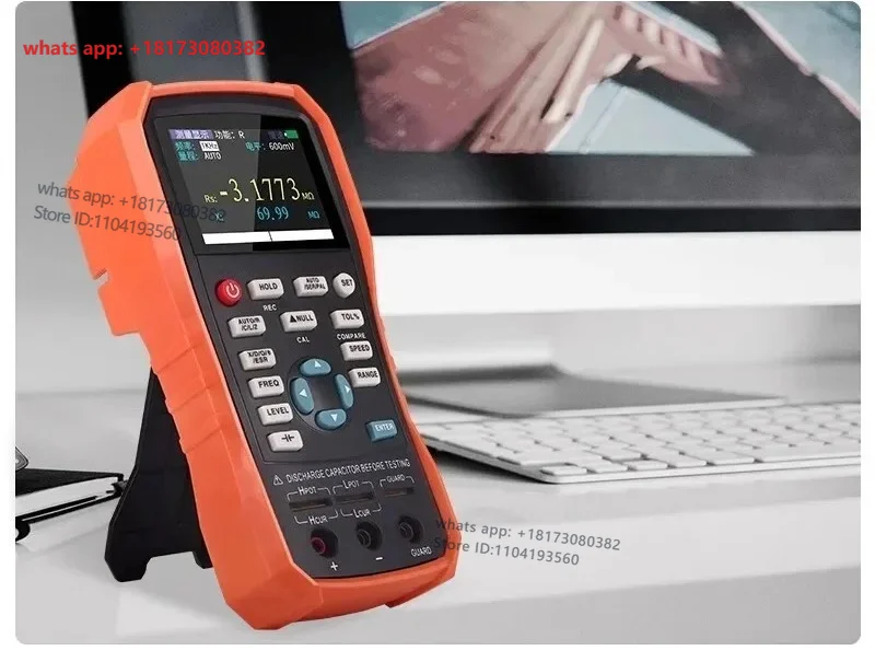 Handheld LCR digital bridge VC4080 high-precision measurement resistance inductance capacitance meter 4082