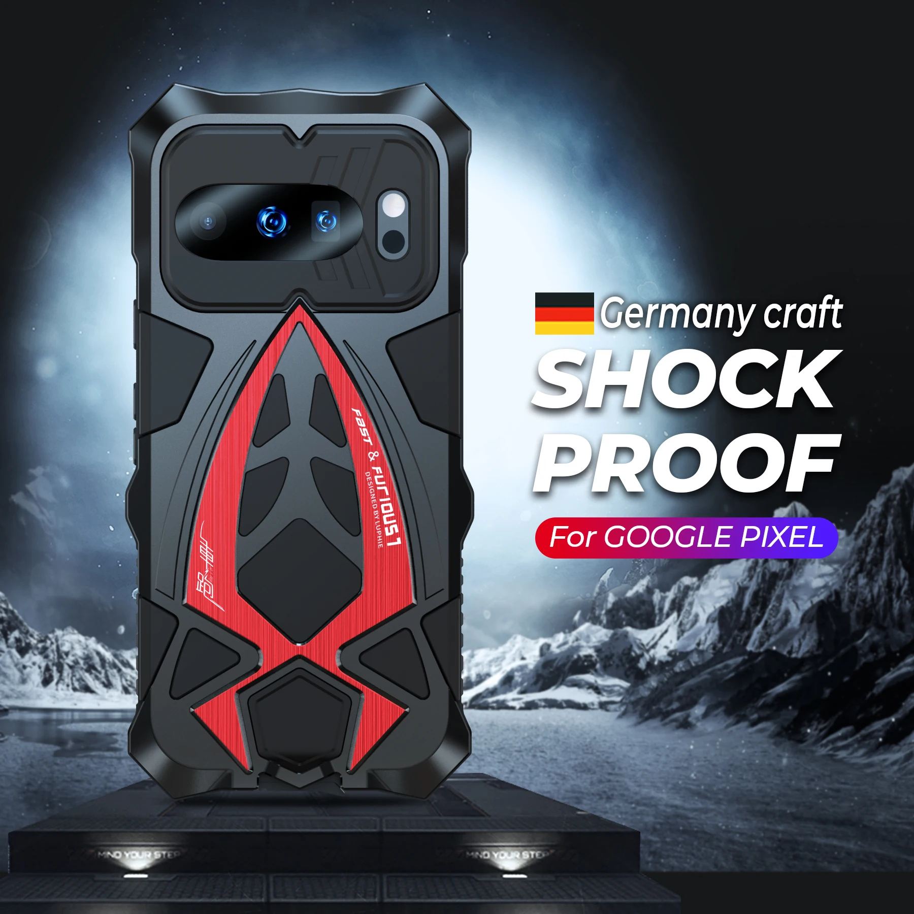 Casing Ponsel Logam Pelindung Tahan Benturan untuk Google Pixel 9 Pro Pixel 10 Pro Penutup Ponsel Perlindungan inklusif