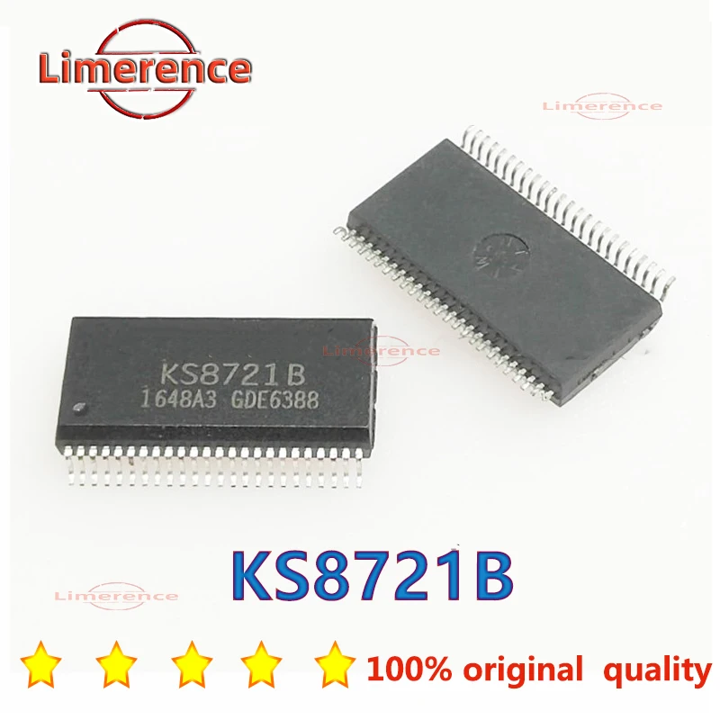 50pcs/lot KS8721B KS8721 SSOP-48 IC