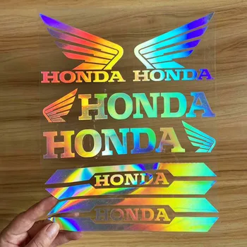 Motosiklet Modifiye Çıkartmalar Honda Logo Yansıtıcı Çıkartmalar Yarış Kask Su Geçirmez Çıkartmalar Kuyruk Kutusu Amortisör Dekorasyon