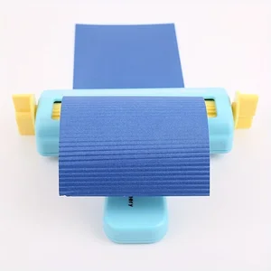 جولة DIY سجل القصاصات لكمة أداة اليد ، آلة نقش الورق مع النقش الحرفية ، المواد البلاستيكية ، سكرابوكينغ ، 1 قطعة أفضل 12 آلة تقطيع الورق للمبيعات - No3