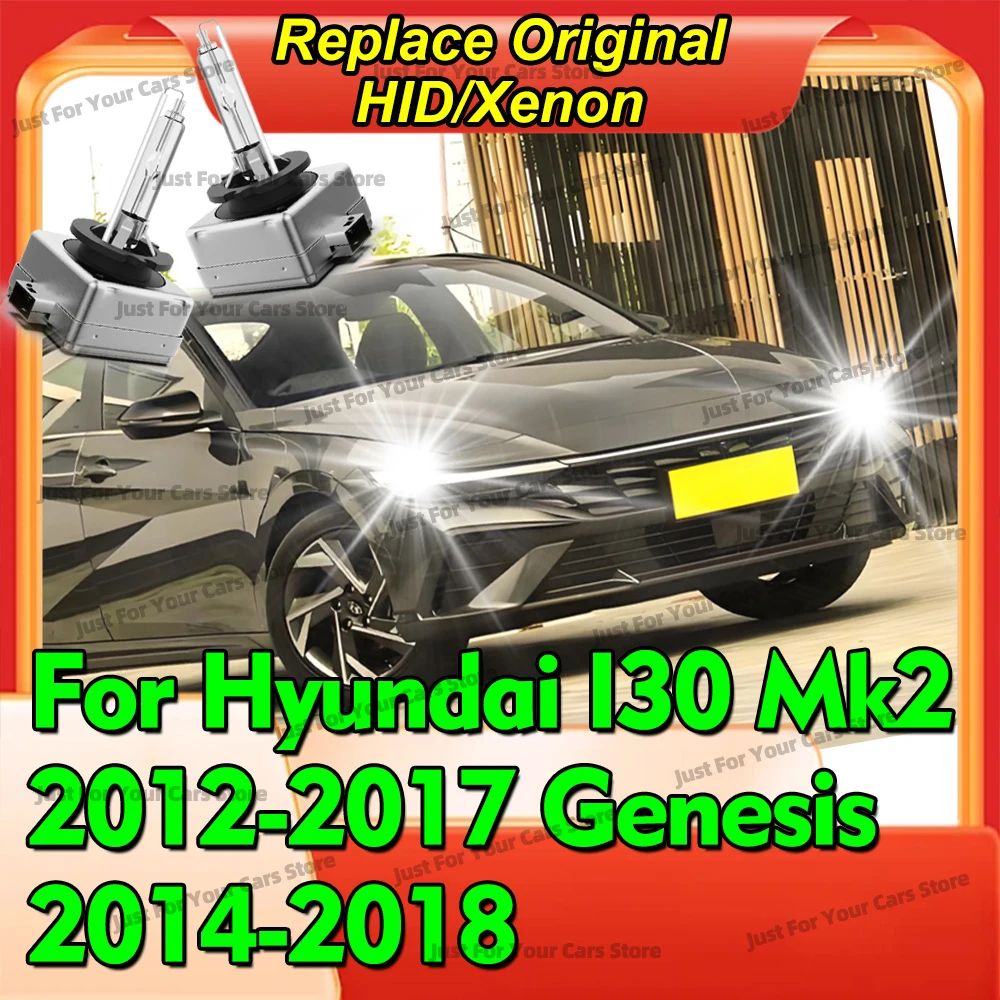 

2x Ксеноновые лампы HID D3S D3 для быстрого и яркого освещения фар автомобиля, 6000K 8000K 10000K, для Hyundai I30 Mk2 2012-2017, Genesis 2014 2015 2016-2018