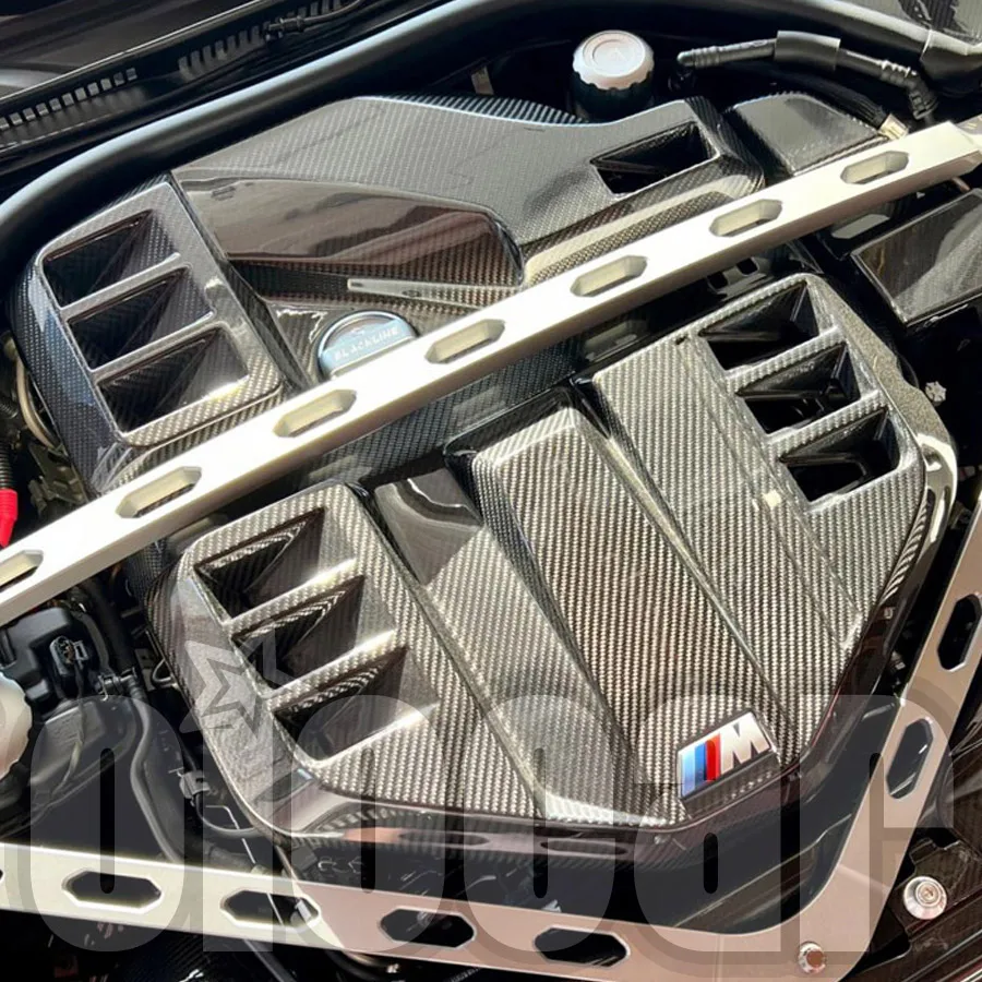 

New type oiomotors G8x M3 M4 S58 Increase Full Coverage Dry Carbon Fiber Engine Cover Shell for BM-W G87 M2 G80 M3 G82 M4