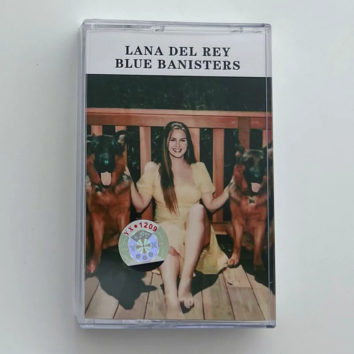 

Lana Del Rey Blue Banisters Cassette Tape Vintage Pop Music Album with Lyric Booklet for Atmospheric Listening and Collection