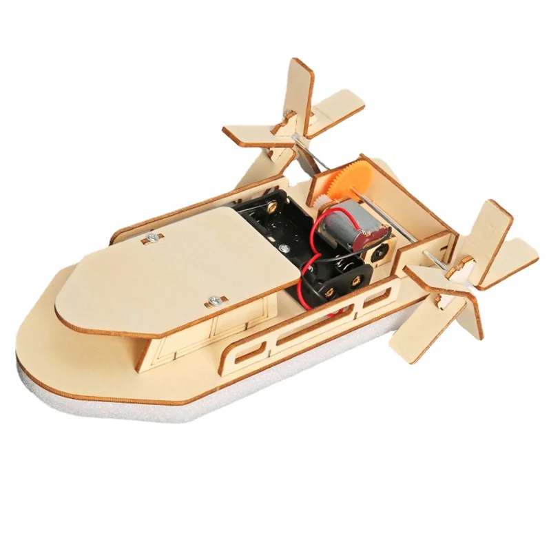 DIY Homemade Electric Paddle Boat Physics Gizmo Experimental Puzzle Toy Children's Scientific Production