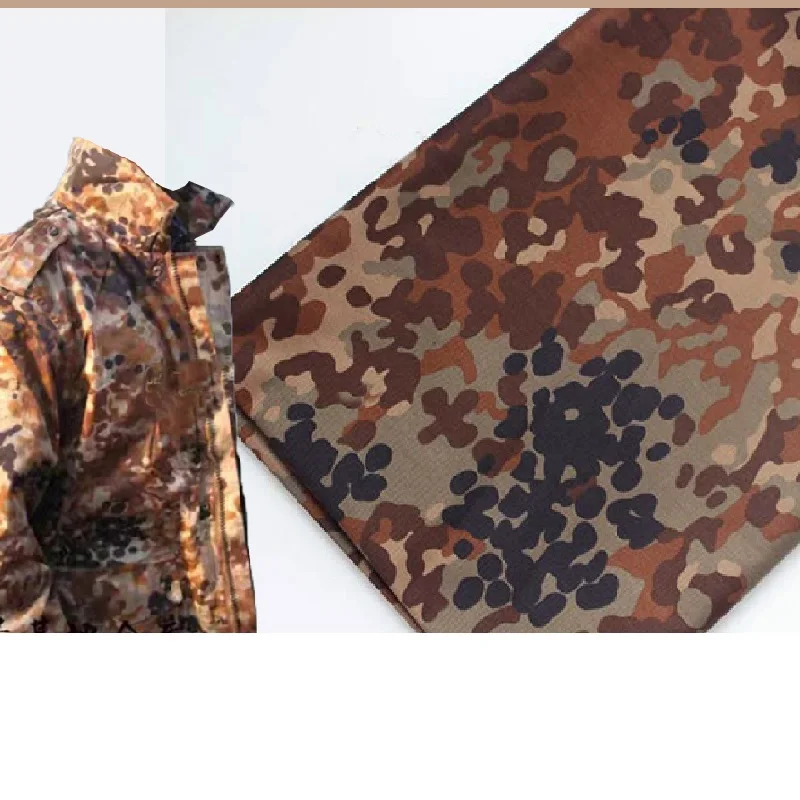 

Special Warfare Equipment Multi purpose Fabric Thickened Polyester Cotton Blended Twill Camouflage Coffee Color Fabric