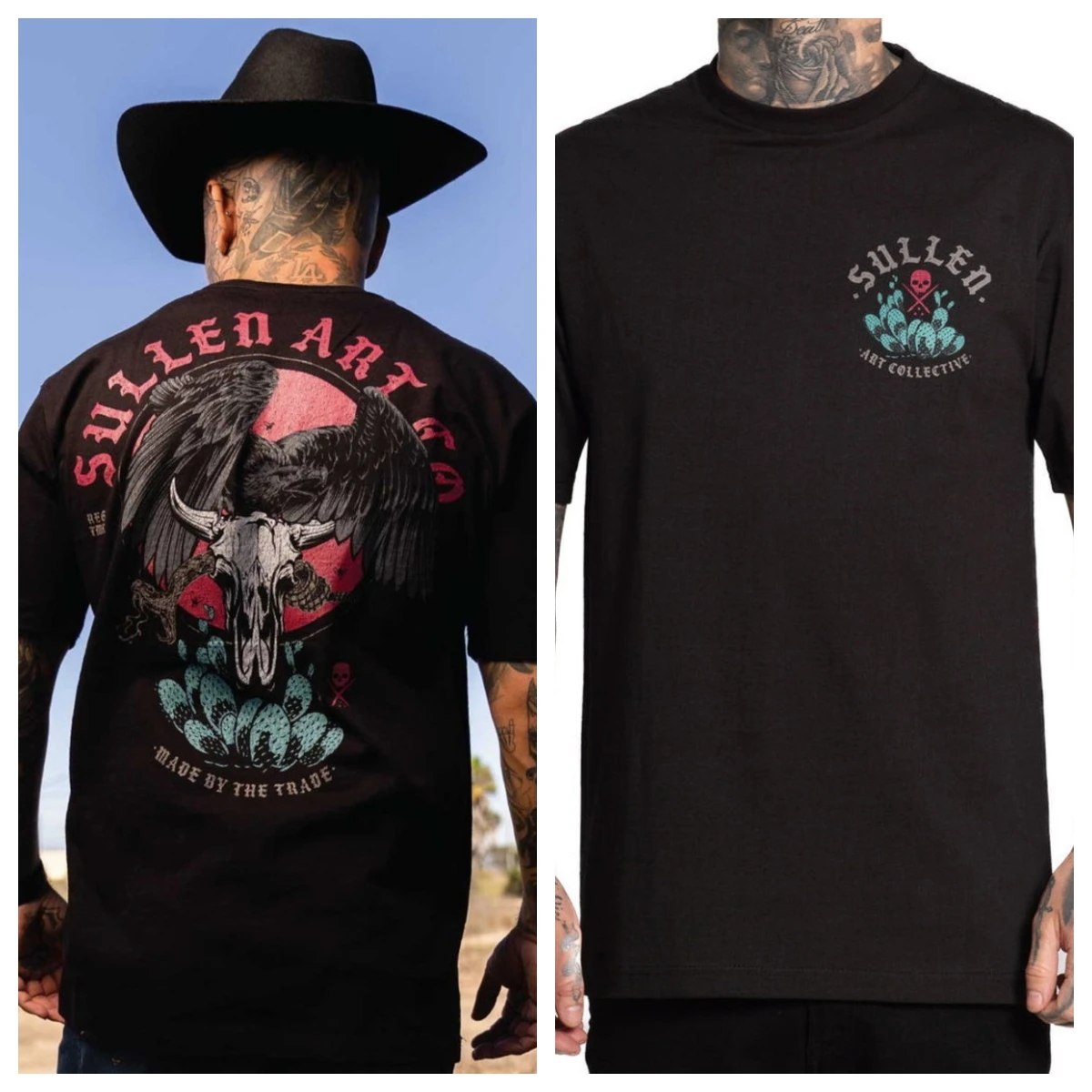 Sullen FATAL BEAUTY Tattoo Art Style Summer Casual T-Shirt Men's and Women's Luxury Brand Top 2026 New