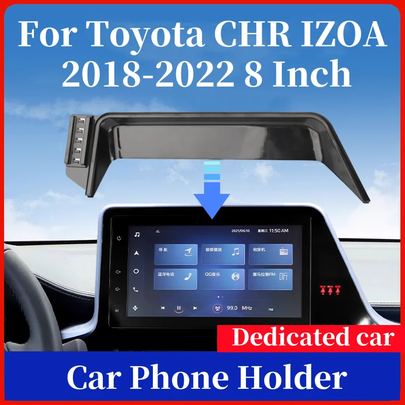 

For Toyota CHR C-HR AX50 AX10 2018-2022 Car Phone Holder 360 Rotation Screen Fixed Base For Car Auto Interior Accessories