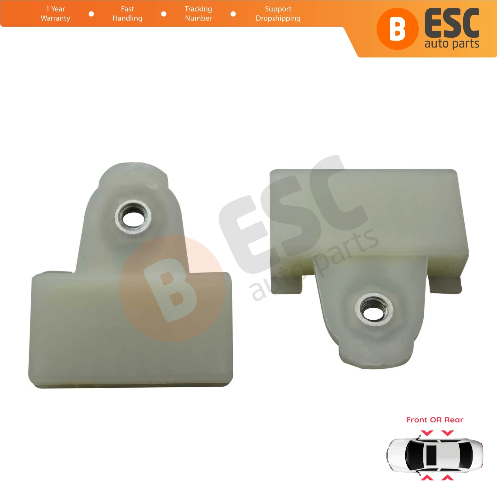 EWR5022 Window Glass Holder Sash Clips For Pontiac Grand Am Sunfire Oldsmobile Alero Cutlass Chevrolet Cavalier Malibu 22689012