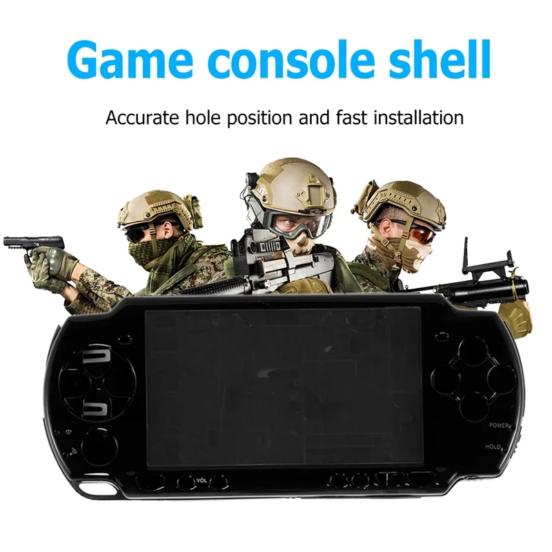 【design-elegant】-pour-console-de-jeu-psp2000-coque-complete-de-remplacement-couvercle-de-boitier-complet-et-kit-de-boutons