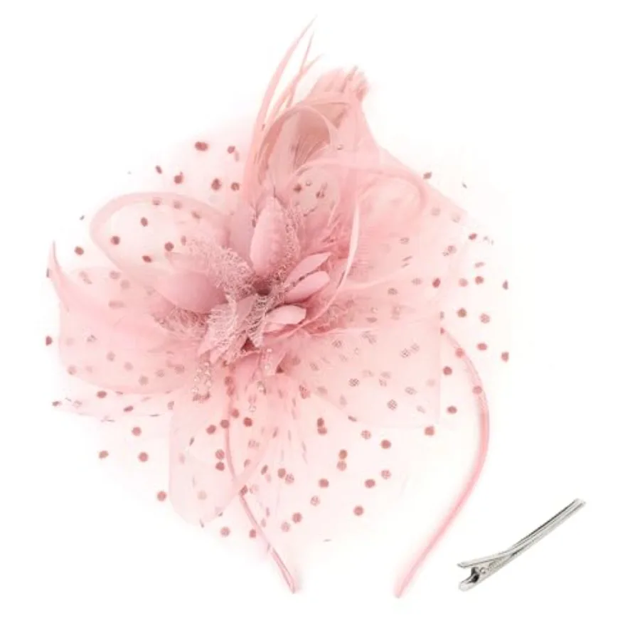 CAVETEE Fascinator for Women Tea Party, Tea Party Headpiece for Women 1920s Party