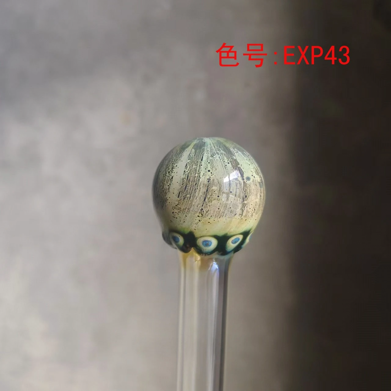 EX43 Orange Color-changing Rod Burning Glass Lamp Glass Rod Colored Glass Hard Material