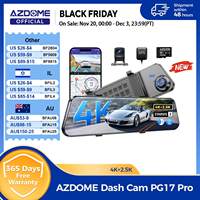 AZDOME PG17 Pro 4K+2.5K Rearview Dash Cam 12\