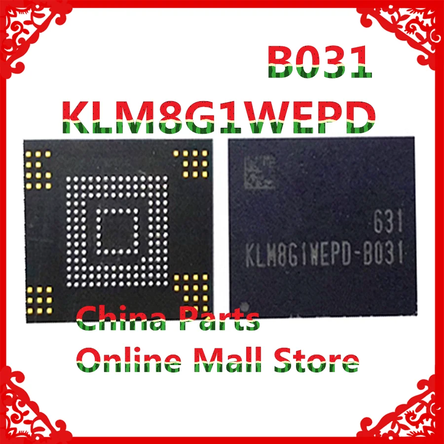 KLM8G1WEPD-B031 EMMC 8GB BGA153 storage memory chip IC