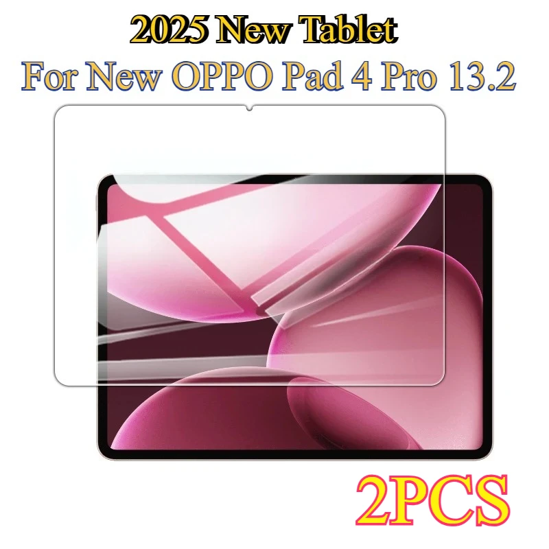 

2 шт. для Oppo Pad 4 Pro 13,2-дюймовый HD-планшет из закаленного стекла, прозрачная защитная пленка для экрана для OPPO Pad4 Pro, защитная пленка с полным покрытием