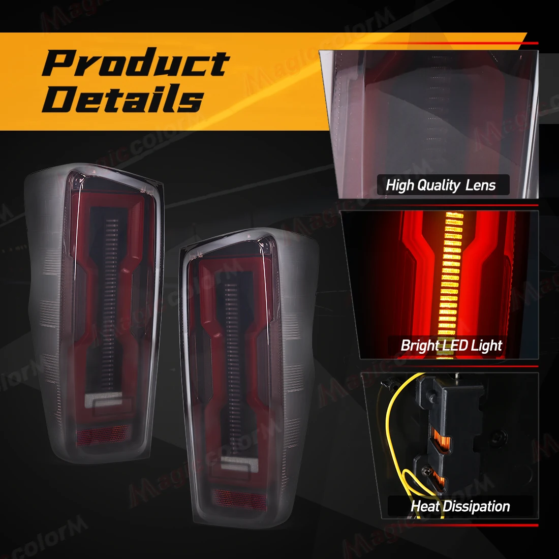 مصابيح خلفية ل ايسوزو D-Max DMax بيك اب 2020 2021 2022 LED القيادة بدوره إشارة عكس أضواء الفرامل اكسسوارات السيارات المصابيح الخلفية #4