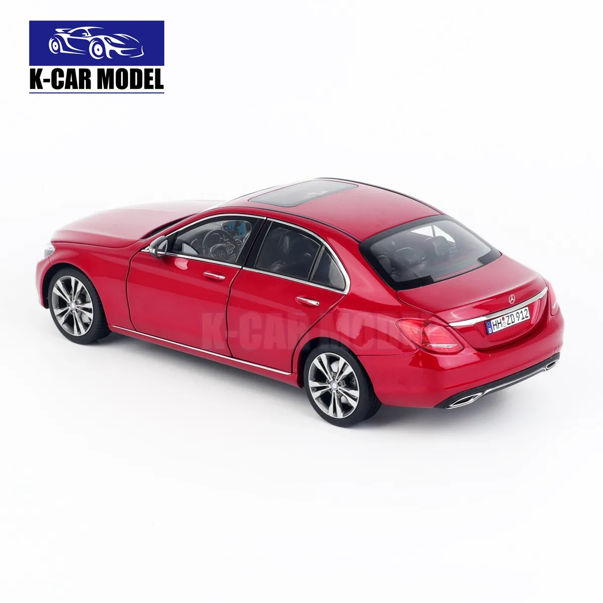 NOREV 1/18 C-Class 2014 2015 Red White Sedan Diecast Car Model