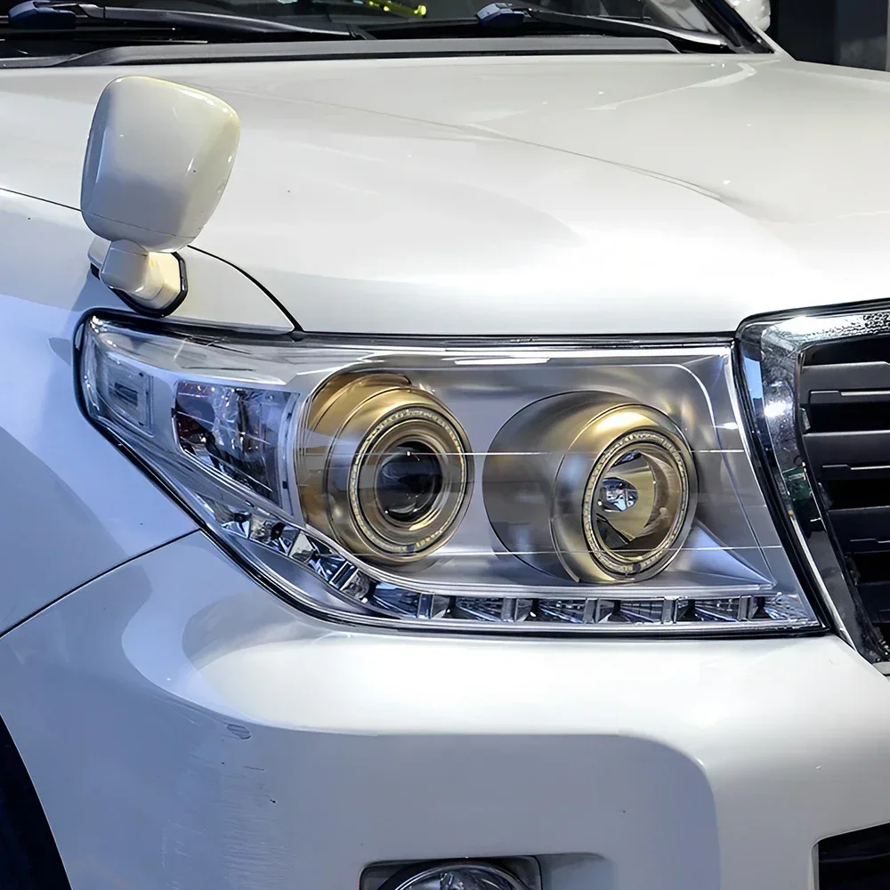 

For Toyota Land Cruiser 2007-2015 Car Front lamps Upgrade Projector Lens Plug and Play Accessories LED Auto Headlights Assembly