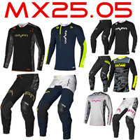 2025 Seven MX Dirt Bike Suit Motocross Gear Set Top Off Road MX Combo Black Moto Jersey And Pant