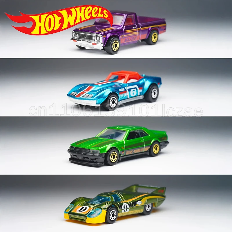 

Hot Wheels Car THE HOT ONES Retro Super Hot Porsche 917 Volkswagen T1 Datsun Ford Gt Alloy Car Model Diecast Toy Collect Gift