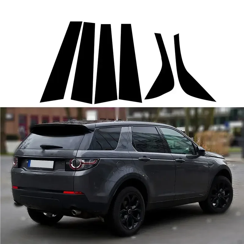 

Car Door Window Column BC Pillar Post Trim Stickers Cover for Land Rover Discovery Sport L550 2015 2016 2017-2019 Accessories