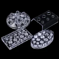 4 Types Acrylic Tattoo Ink Cup Stand Holder Permanent Makeup Microblading Pigment Tattoo Storage Caps