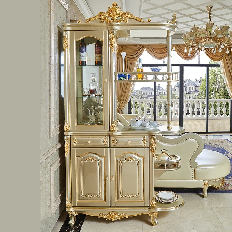 solid wood room cabinet entry partition wine cabinet living room luxury entrance entrance entrance integrated dou