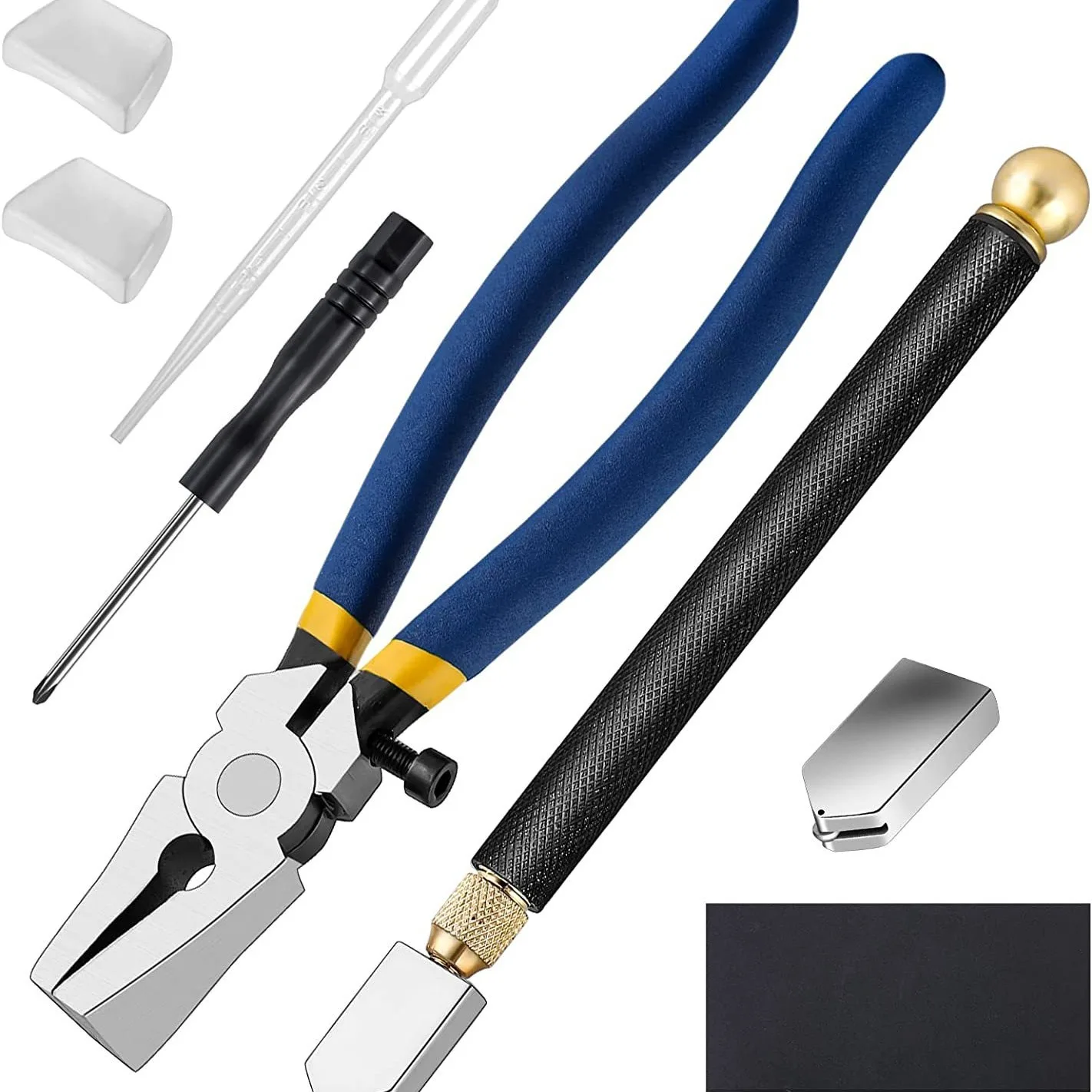 

Набор стеклорезов, ручка для резки стекла, нож, профессиональные инструменты для резки стекла