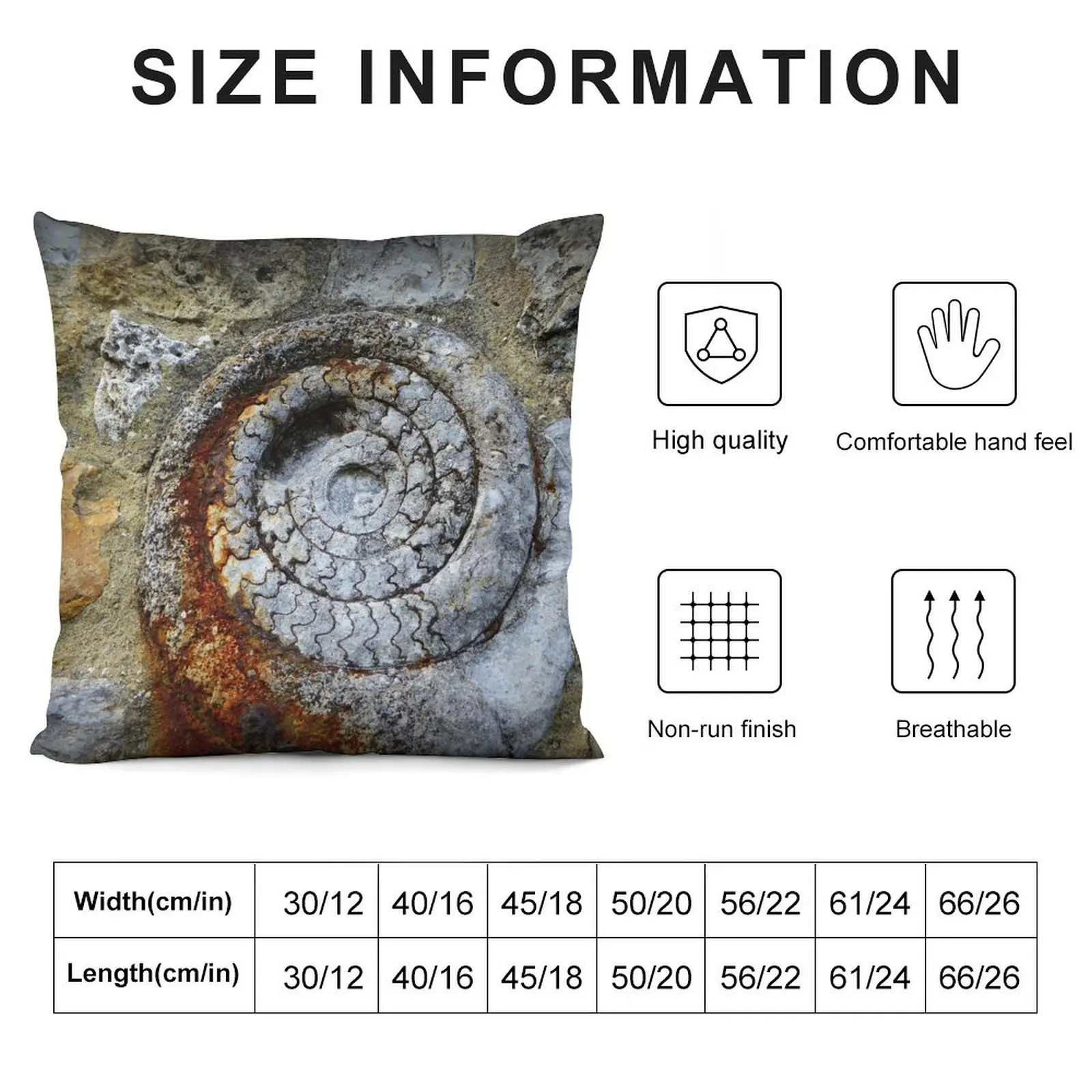 Jurassic Fossil in Lyme Regis Throw Pillow Decorative Cushion Christmas Pillow Pillowcases Bed Cushions Sitting Cushion pillow