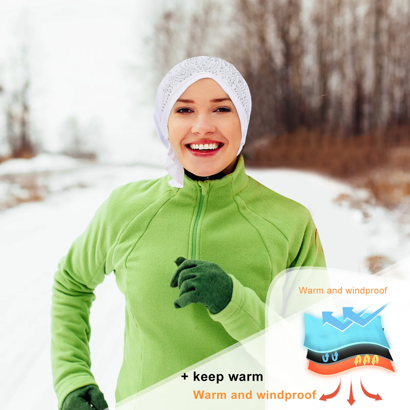 

Полиэстеровые шапочки для химиотерапии с капюшоном для волос. Эластичный регулируемый дизайн для лечения химиотерапии и защиты от выпадения волос. Полиэстеровые шапочки.