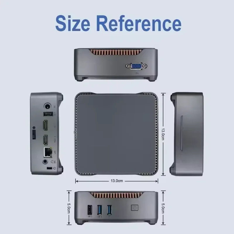 GK3 Plus Intel N150 Четырехъядерный мини-ПК Win 11 Pro DDR4 32G WIFI5 1 ТБ SSD BT4.2 Dual HDMI RJ45 1000M Двойной экран 4K HD Дисплей КПК