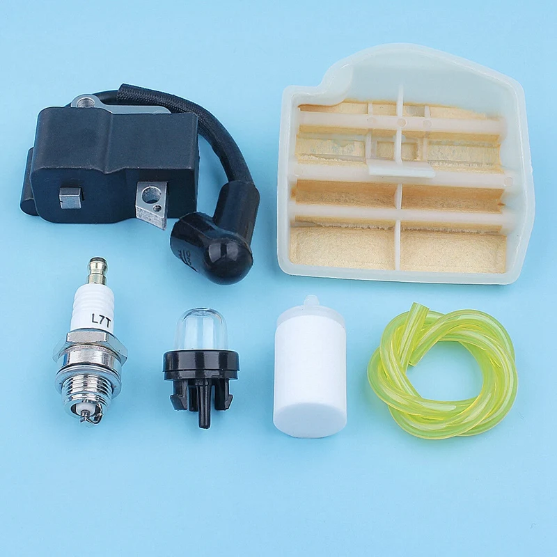 Ignition Coil Air Filter Kit For Husqvarna 445 450 JONSERED 2245 2250 Chain Saw Parts