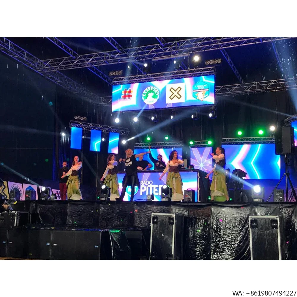 

P2.976 Full Set Indoor Rental LED Video Wall Display Screen Hanging Stackable Ground Support LED Panel for Movie Event Backgroun