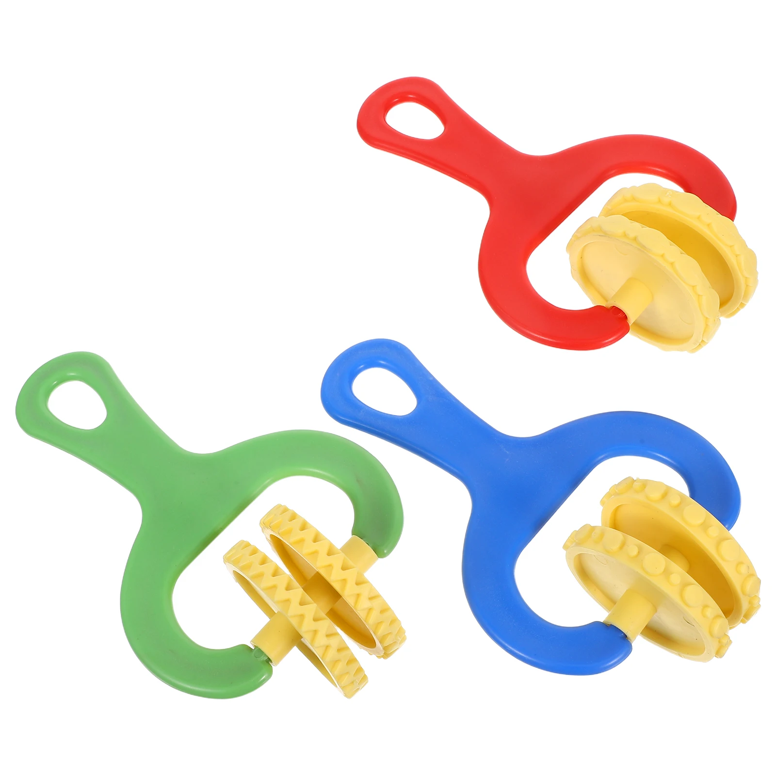 3 Pcs 's Mold Set Roller for Clay Preschool Craft Supplies Modeling Tools Plastic Art